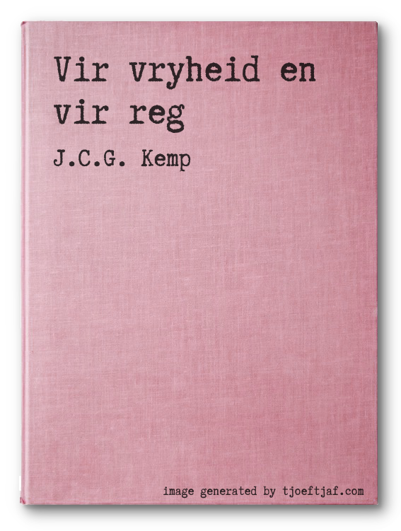 Vir vryheid en vir reg