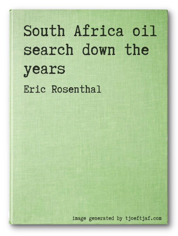 South Africa oil search down the years