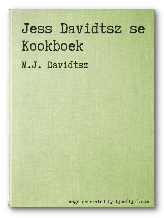 Jess Davidtsz se Kookboek