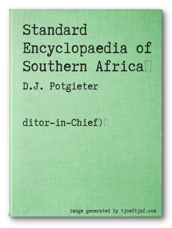 Standard Encyclopaedia of Southern Africa