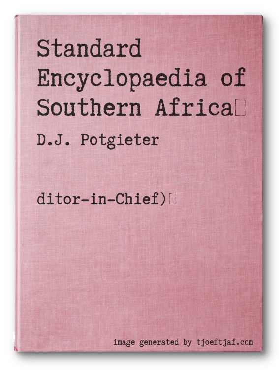 Standard Encyclopaedia of Southern Africa