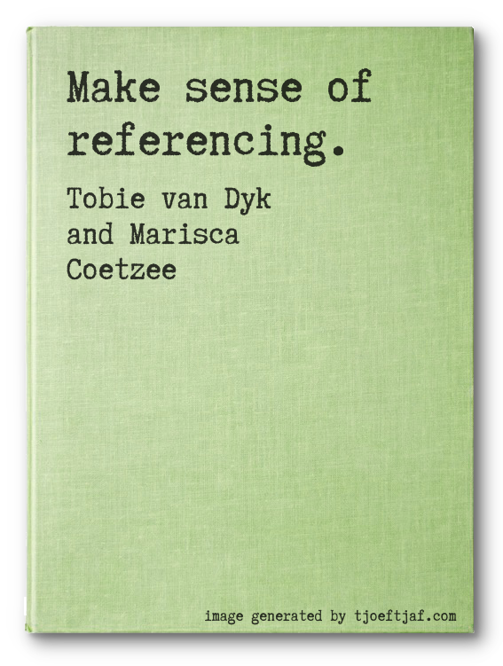 Make sense of referencing.