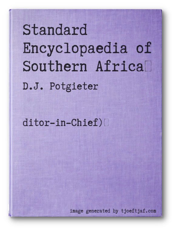 Standard Encyclopaedia of Southern Africa