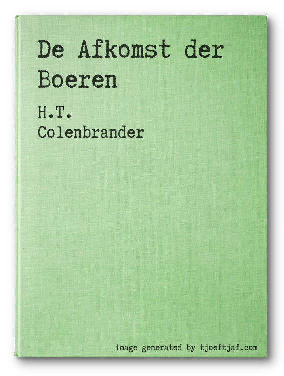 De Afkomst der Boeren