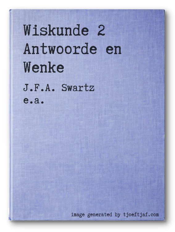 Wiskunde 2 Antwoorde en Wenke