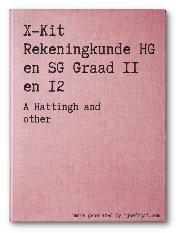 X-Kit Rekeningkunde HG en SG Graad 11 en 12