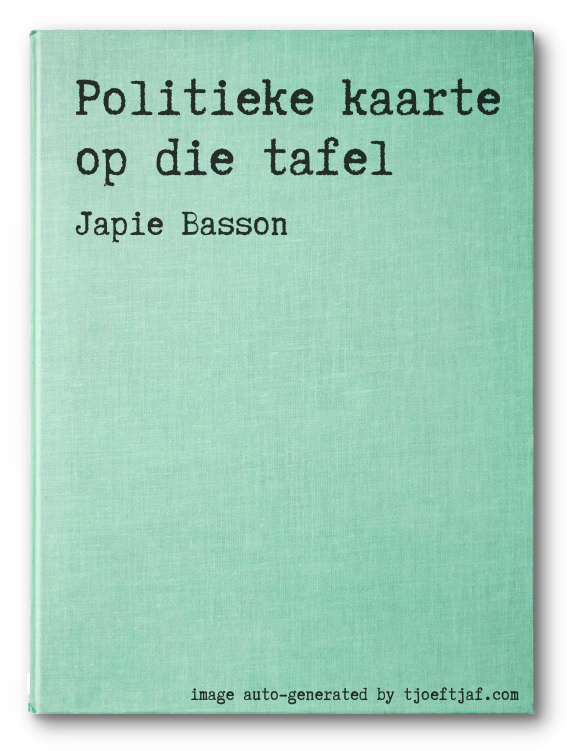 Politieke kaarte op die tafel