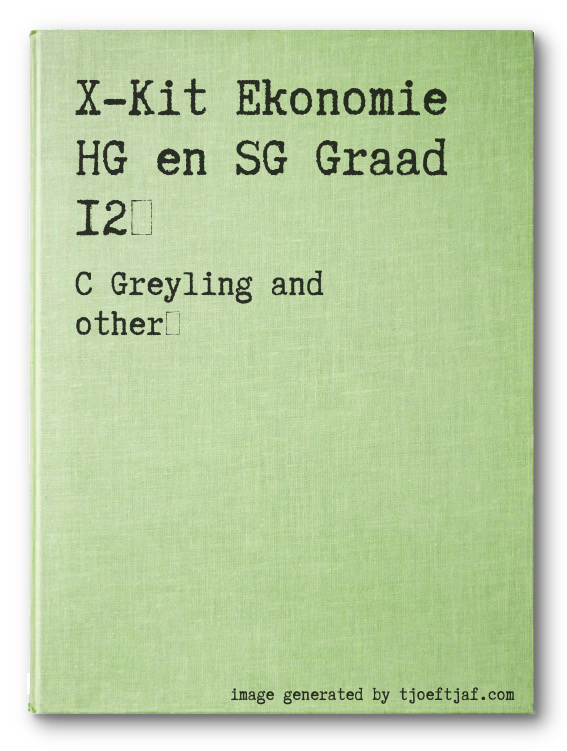 X-Kit Ekonomie HG en SG Graad 12