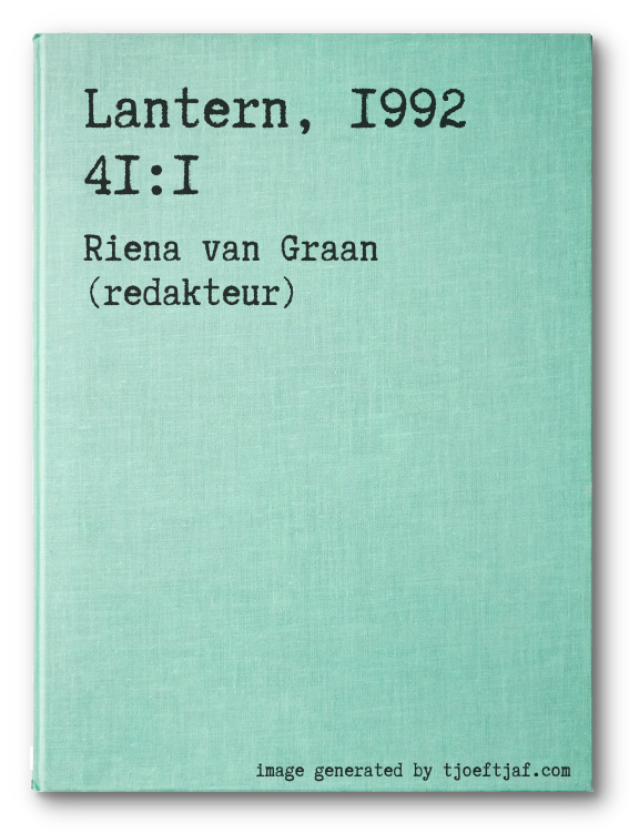 Lantern, 1992 41:1