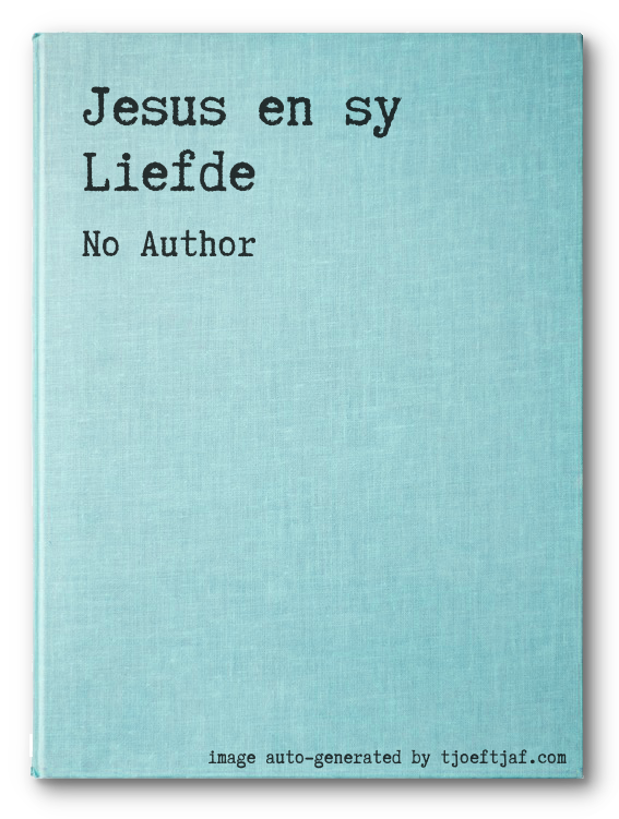 Jesus en sy Liefde