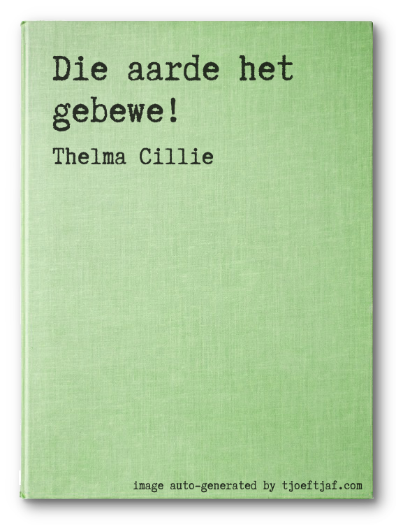 Die aarde het gebewe!