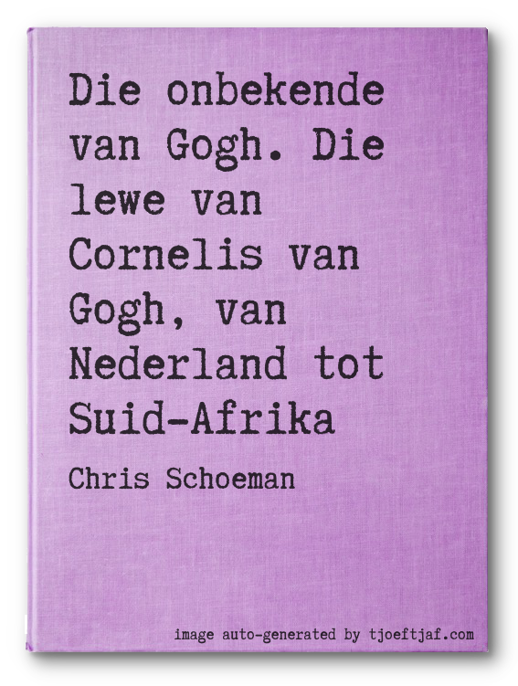 Die onbekende van Gogh. Die lewe van Cornelis van Gogh, van Nederland tot Suid-Afrika