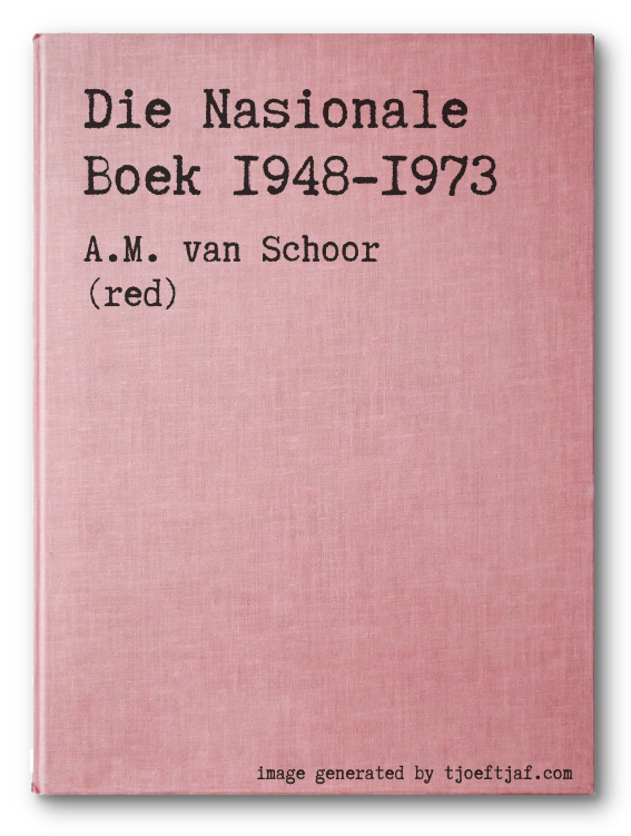 Die Nasionale Boek 1948-1973
