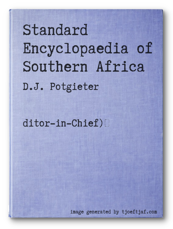 Standard Encyclopaedia of Southern Africa