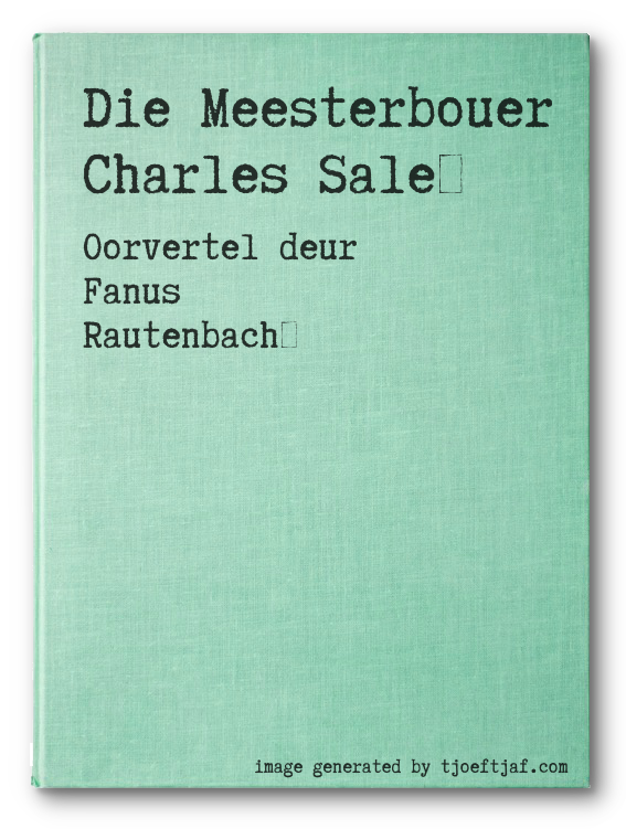 Die Meesterbouer Charles Sale