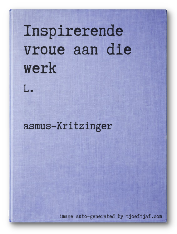 Inspirerende vroue aan die werk