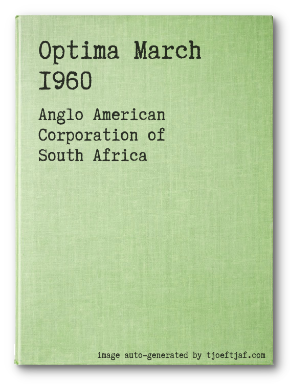 Optima March 1960