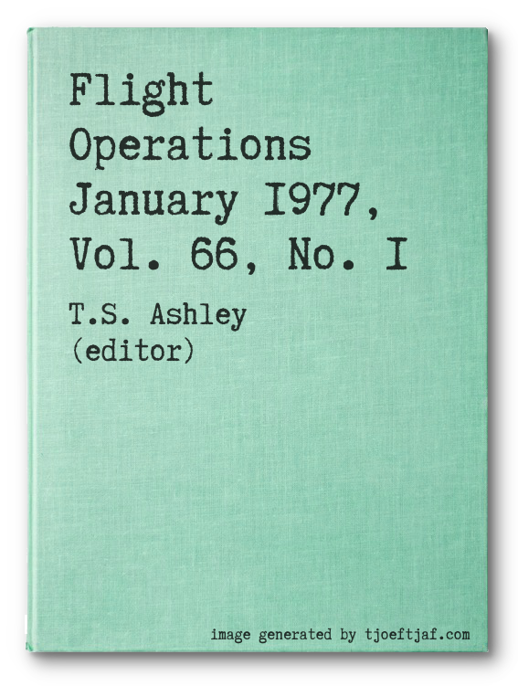 Flight Operations January 1977, Vol. 66, No. 1