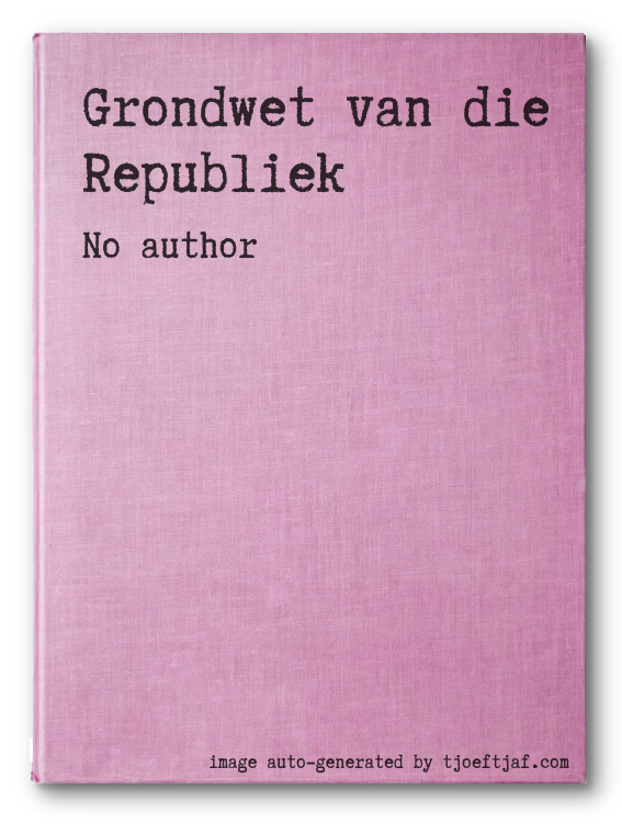 Grondwet van die Republiek