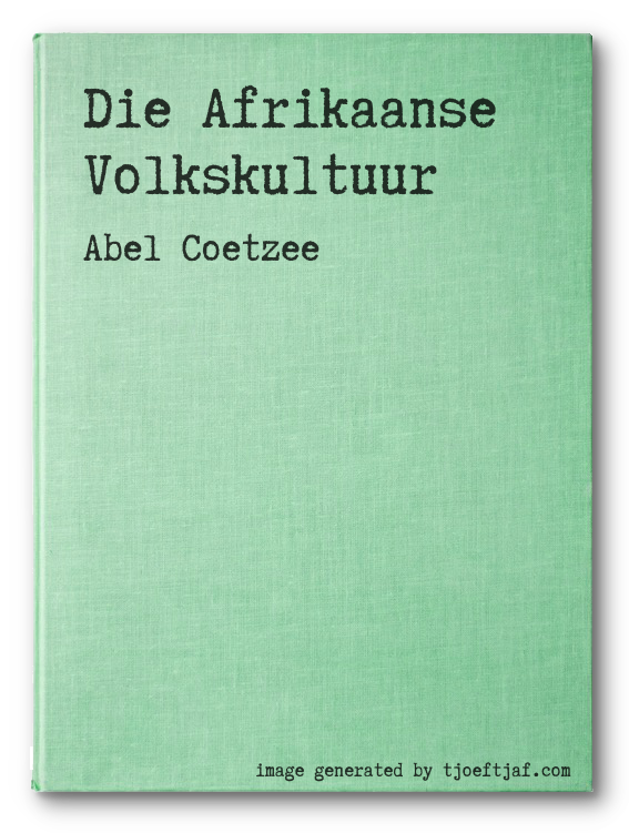 Die Afrikaanse Volkskultuur