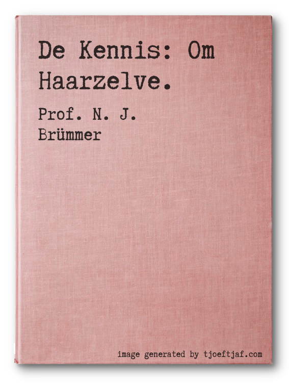 De Kennis: Om Haarzelve.