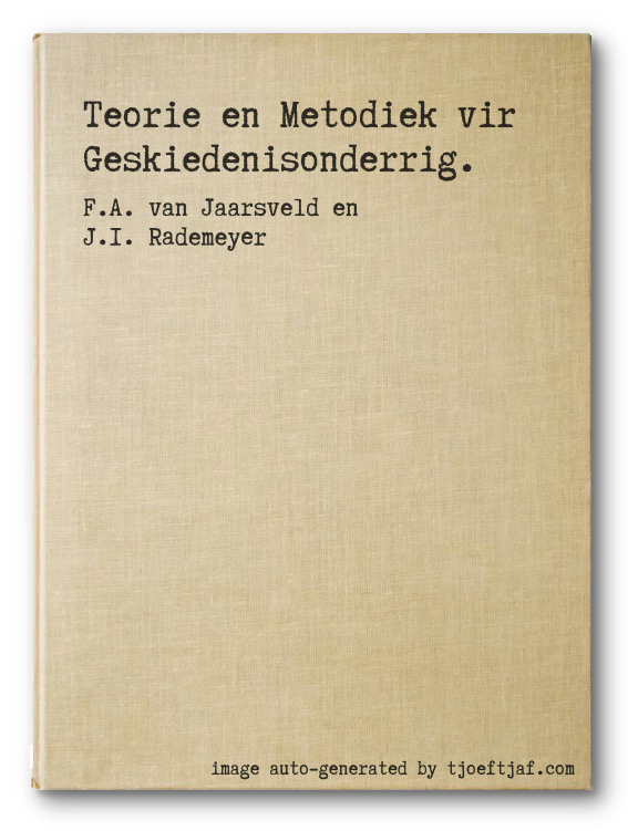 Teorie en Metodiek vir Geskiedenisonderrig.