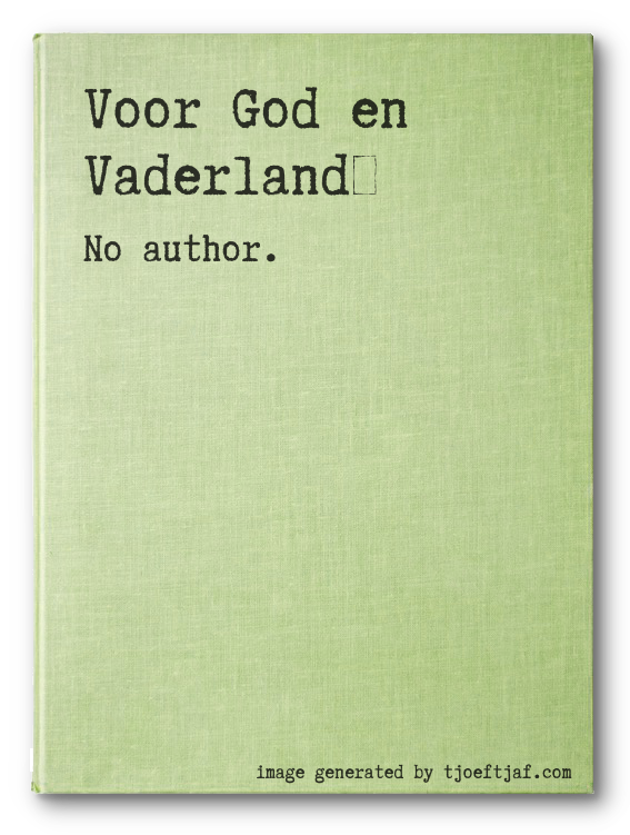 Voor God en Vaderland