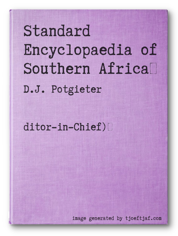 Standard Encyclopaedia of Southern Africa
