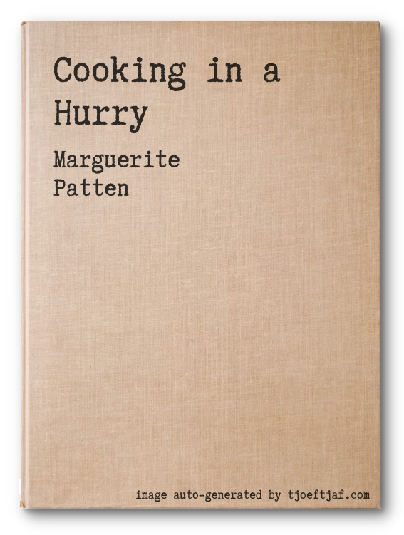 Cooking in a Hurry