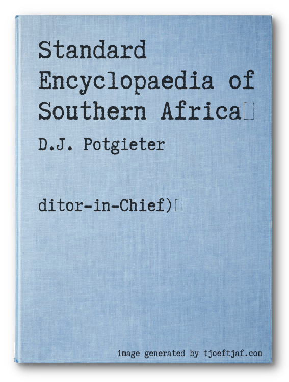 Standard Encyclopaedia of Southern Africa