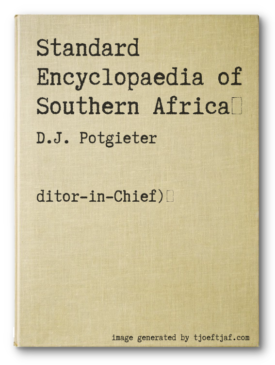 Standard Encyclopaedia of Southern Africa