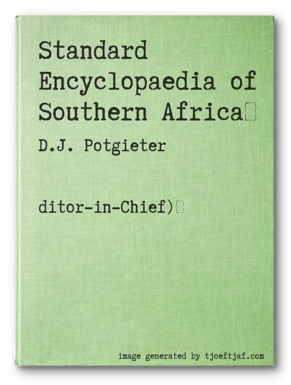 Standard Encyclopaedia of Southern Africa