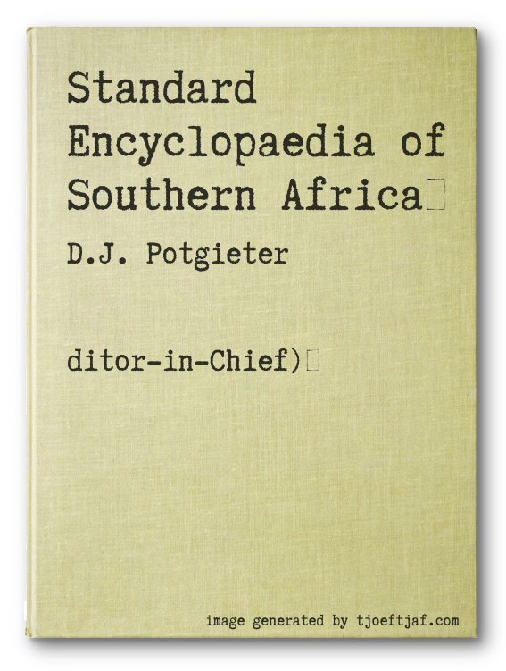 Standard Encyclopaedia of Southern Africa