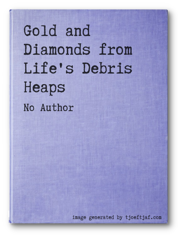Gold and Diamonds from Life's Debris Heaps