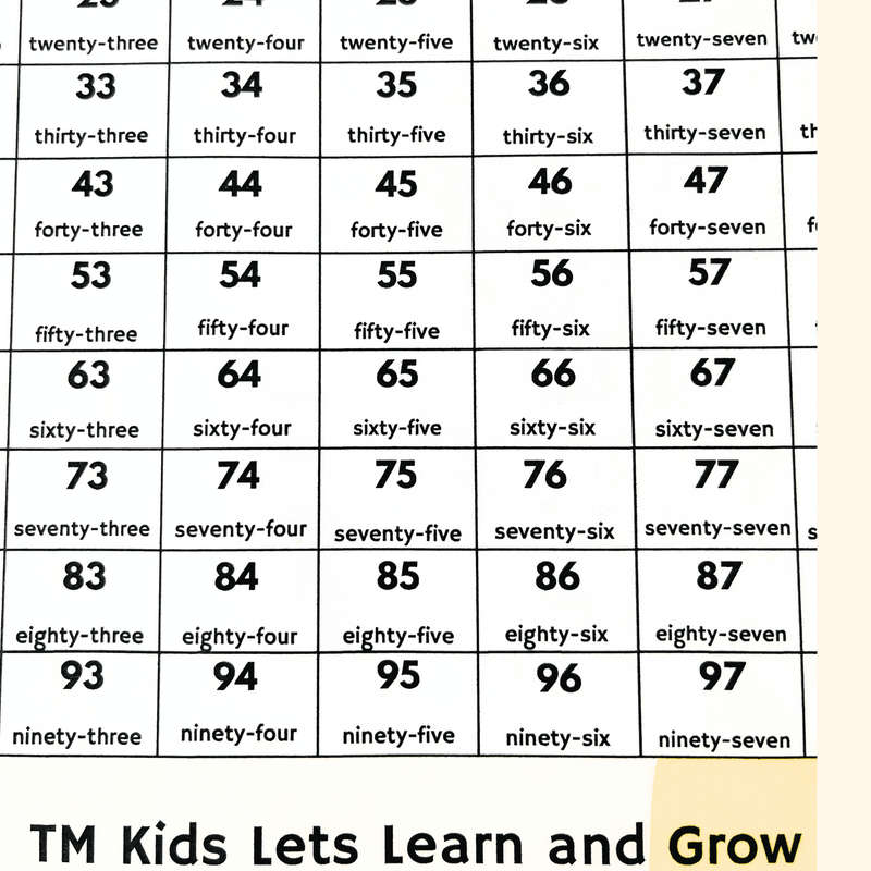 Essential Numbers and Alphabet Learning Charts Set