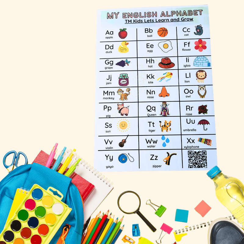 My English Alphabet Chart!