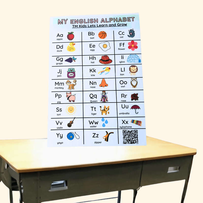 My English Alphabet Chart!