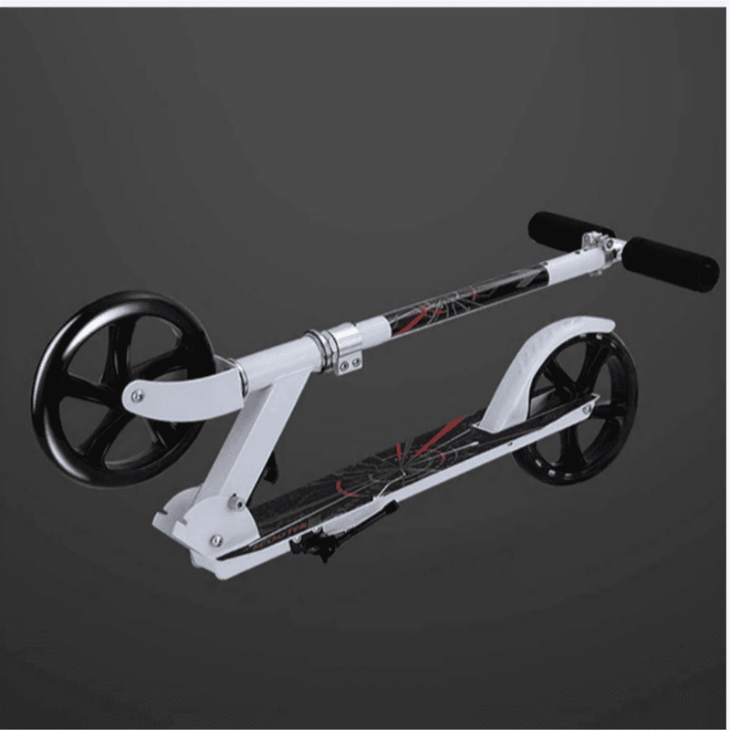 Black Folding 2-Wheeled Commuter Scooter With Adjustable Handlebars Copy