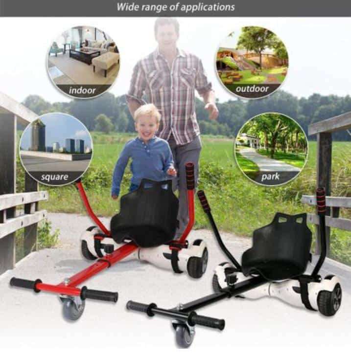 Hoverboard Kart Seat Attachment  Ultimate Go-Kart Experience!