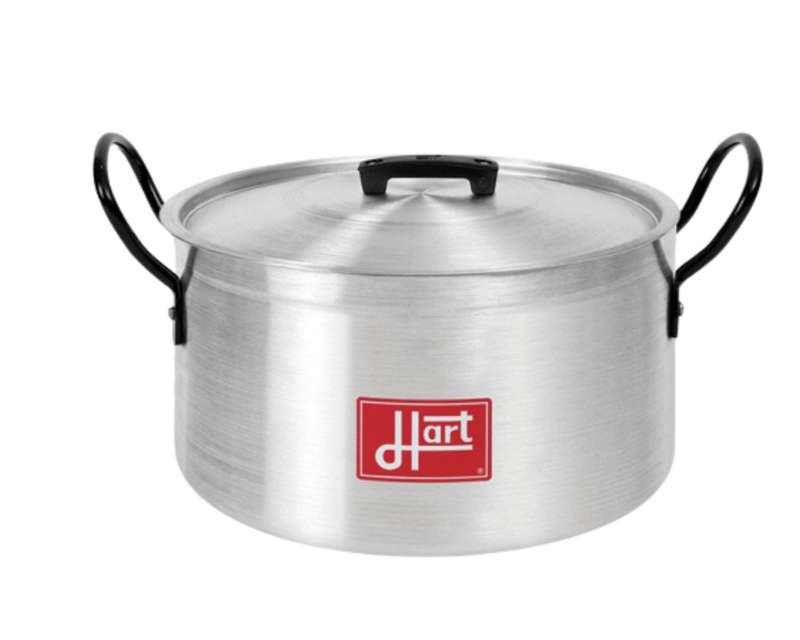 Catering Essentials: 7-Piece Combo Set with 50L, 36L, 21L, 12L, 5L Pots, 4-Plate Gas Stove, and 7...