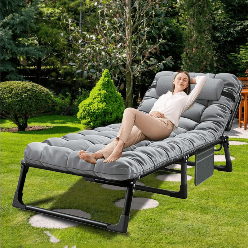 Luxury Portable Folding Chaise Lounge