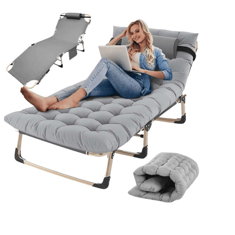 Luxury Portable Folding Chaise Lounge