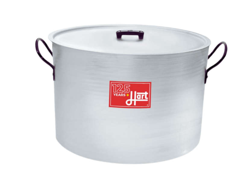 Catering Essentials: 7-Piece Combo Set with 50L, 36L, 21L, 12L, 5L Pots, 4-Plate Gas Stove, and 7...