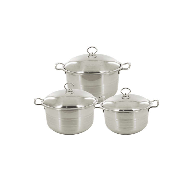 6 Piece Stainless Steel High Quality Cookware