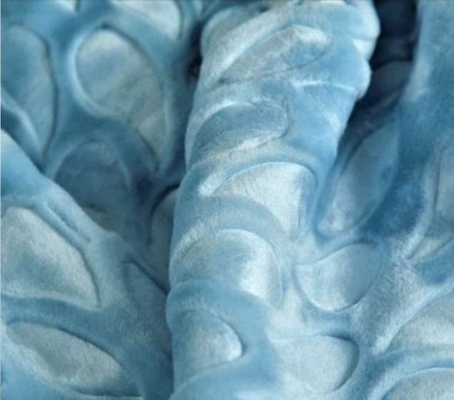 Wedding Mink Blanket  Embossed Luxury and Softnes