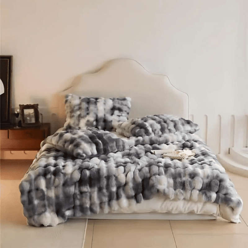 Maroon- Ultra-Soft Tie-Dye Throw Blanket