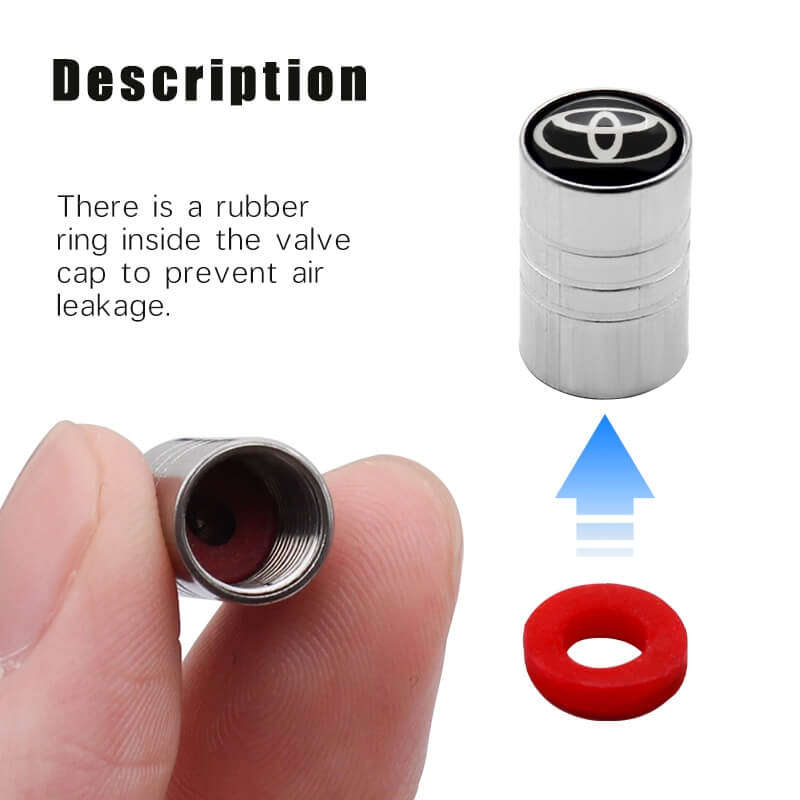 TOYOTA valve caps -4pce