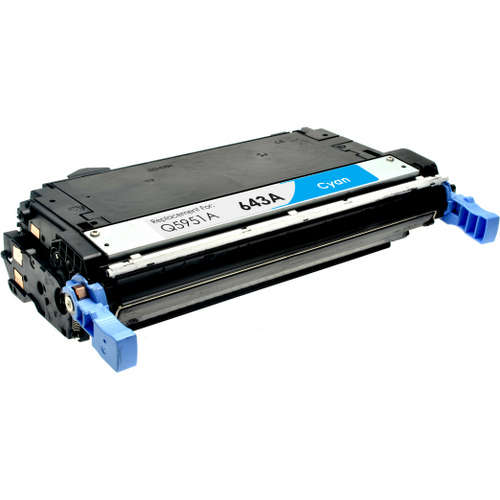 HP 643A Cyan Remanufactured Cartridge (Q5951A)