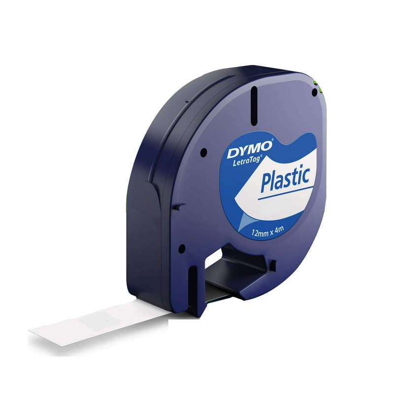 Dymo LetraTag - Compatible Plastic Tape (PUTY)