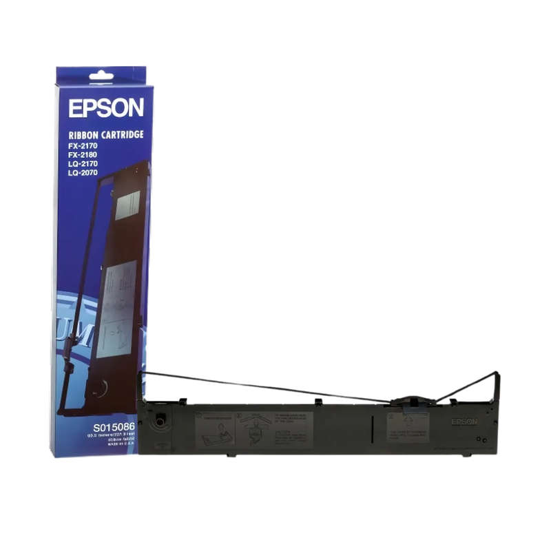 Epson S015086 Black Nylon Original Ribbon Cartridge